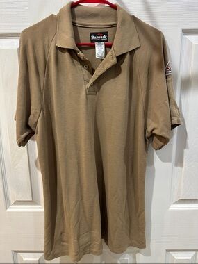 Bulwark Protective Apparel Flame Retardant shirt Polo M beige